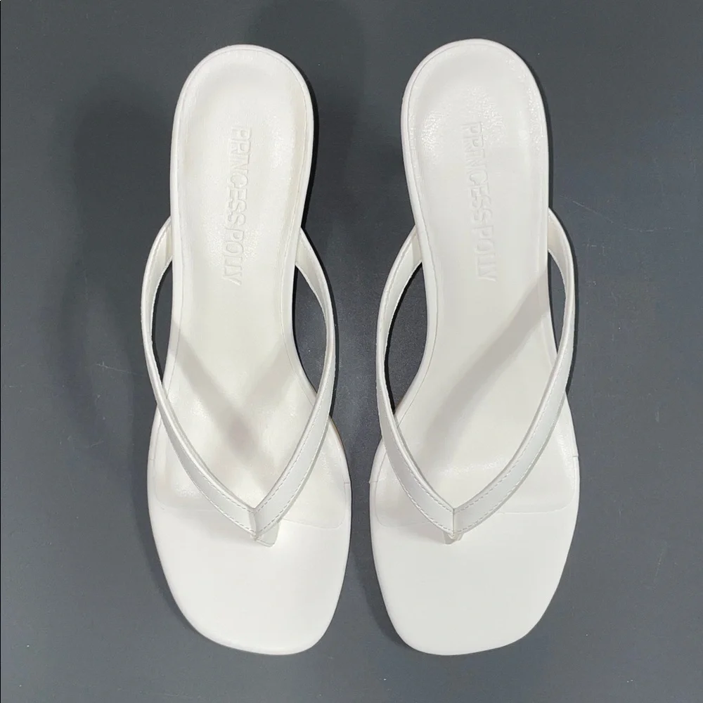 Princess Polly Sophia Heels Cream
